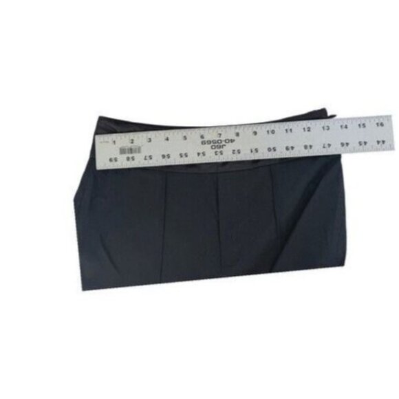 AllSaints Ember Women's 4 Satin Waist Tuxedo Slit Leg Crop Trousers NWT - Picture 3 of 8